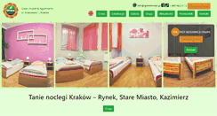 Desktop Screenshot of greenhostel.pl